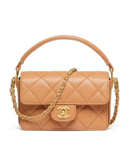Chanel Mini Flap Bag With Top Handle AS5164